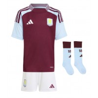 Aston Villa Jacob Ramsey #41 Replika babykläder Hemmaställ Barn 2024-25 Kortärmad (+ korta byxor)